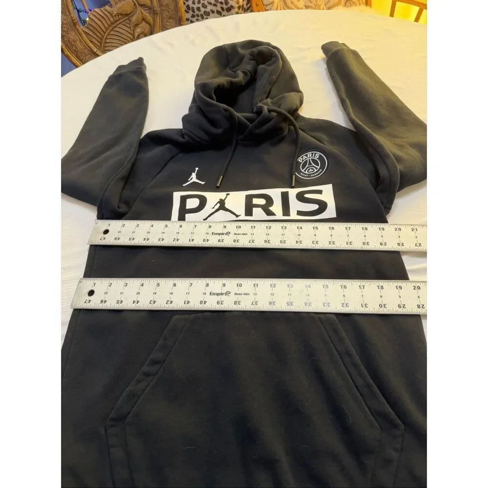 Jordan Paris Saint Germain PSG Black Hoodie Mens Size M Joran Jumpman Logo